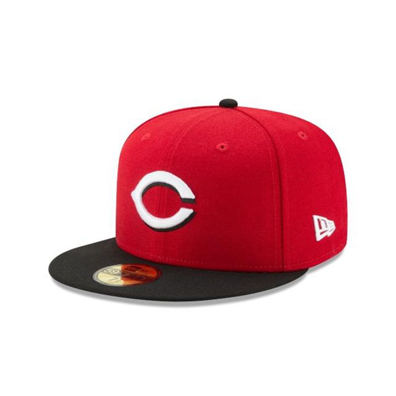 MLB Cincinnati Reds Authentic Collection 59Fifty Fitted (PGV7868) - Red New Era Caps